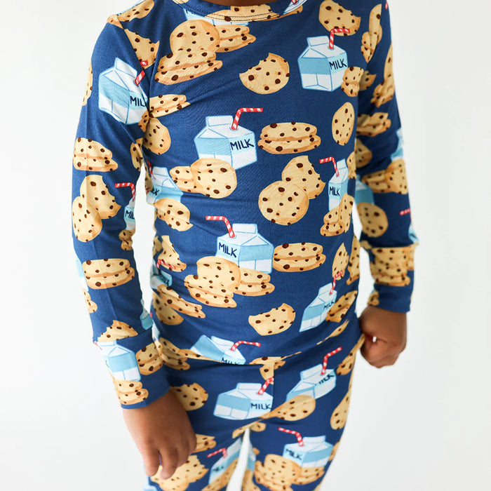 Posh Peanut Milk & Cookies Long Sleeve Basic Pajama