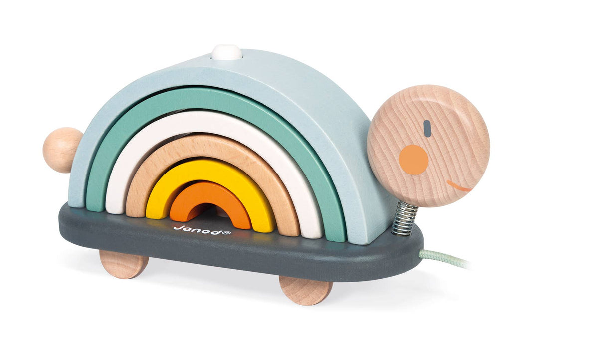 Janod - SWEET COCOON - RAINBOW TURTLE