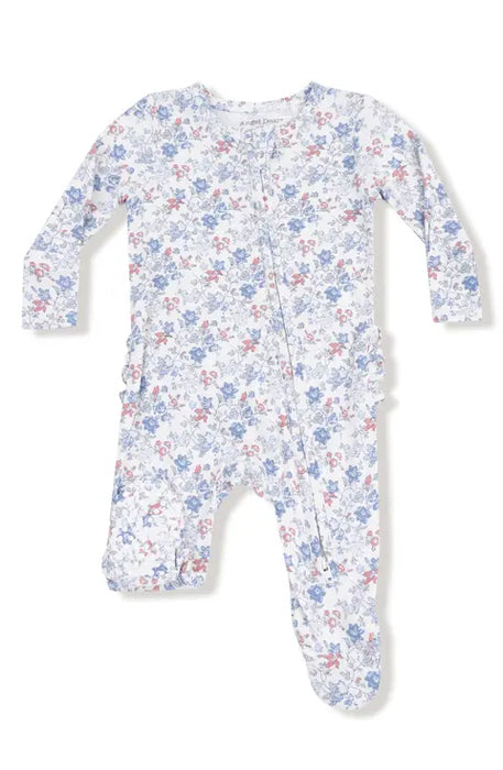 Country Girl Floral Footie
