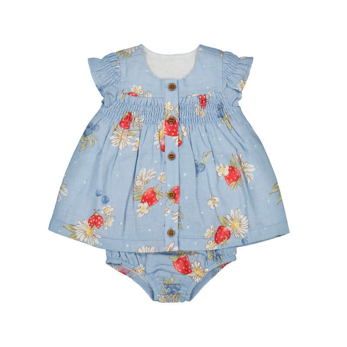 Strawberry Dress with Bloomers