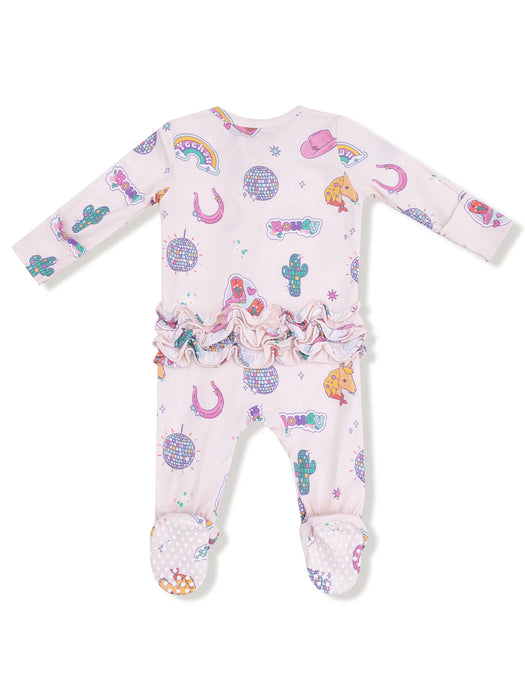 Disco Cowgirl Footie