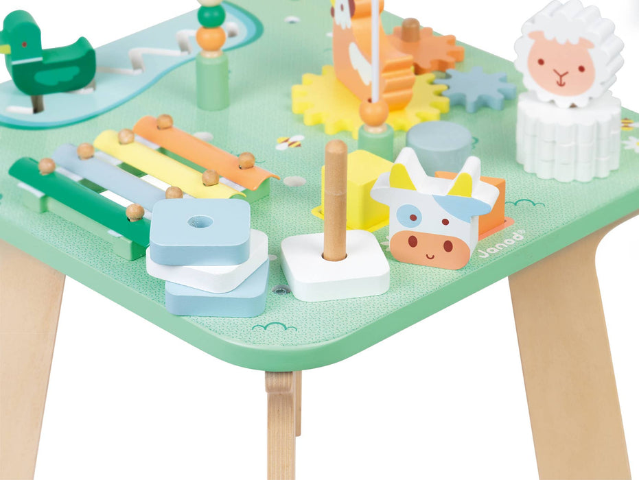 Janod - Meadow | Multi-Activity Table | 7 activities