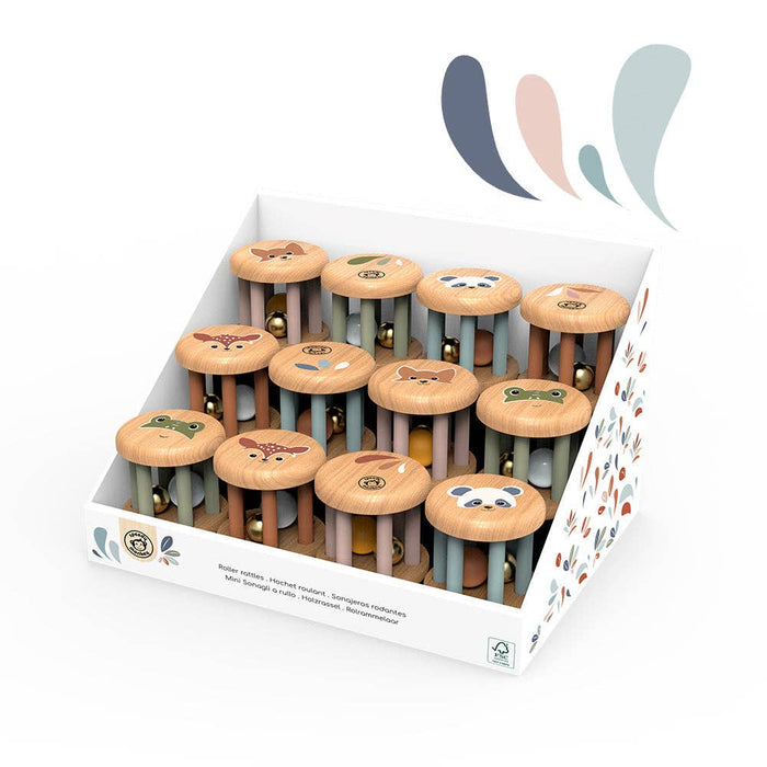 Speedy Monkey - Roller Rattles (12 in display)