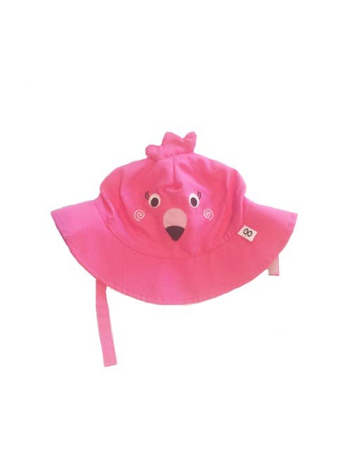 ZOOCCHINI - UPF50+ Baby Sun Hat - Franny the Flamingo: S