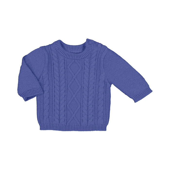 Cascade Blue Infants’ Cable-Knit Pullover Sweater