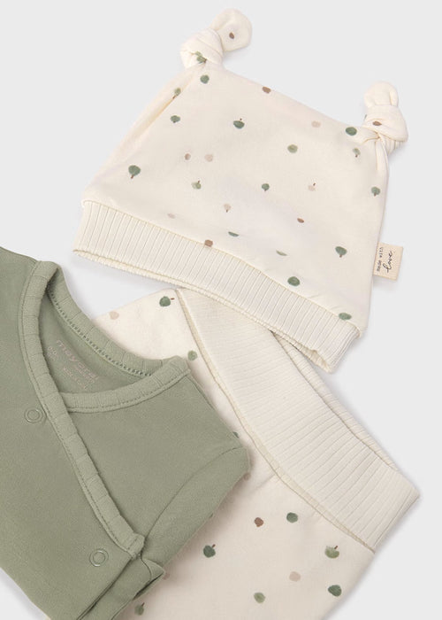 Newborn Green Tree Gift Set with Hat