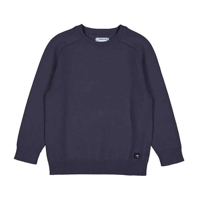 Boys’ Navy Blue Knit Sweater