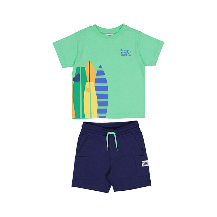 Mint Green “Best Summer Ever” T-shirt & Shorts Set