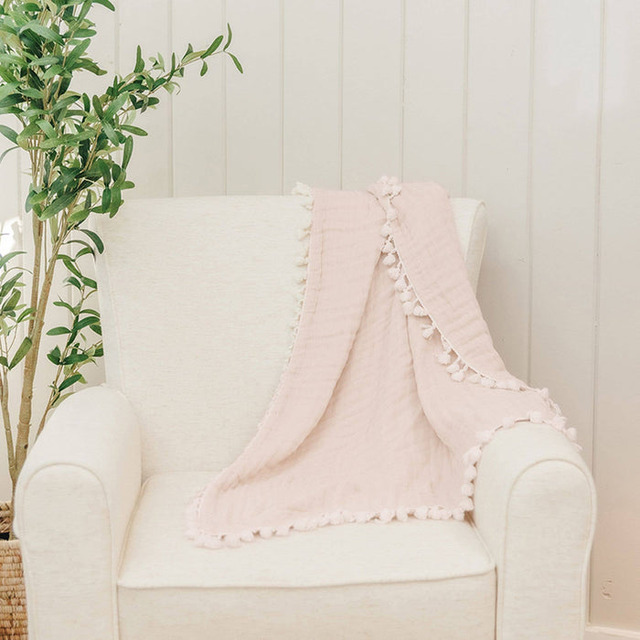 Crane Baby - 6 Layer Muslin Blanket Desert