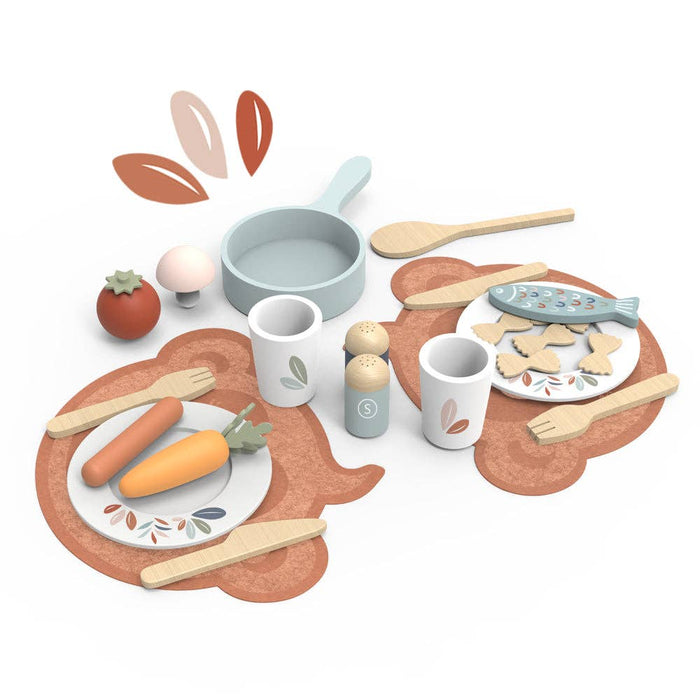 Speedy Monkey - Dining Set - Role play - wooden toys