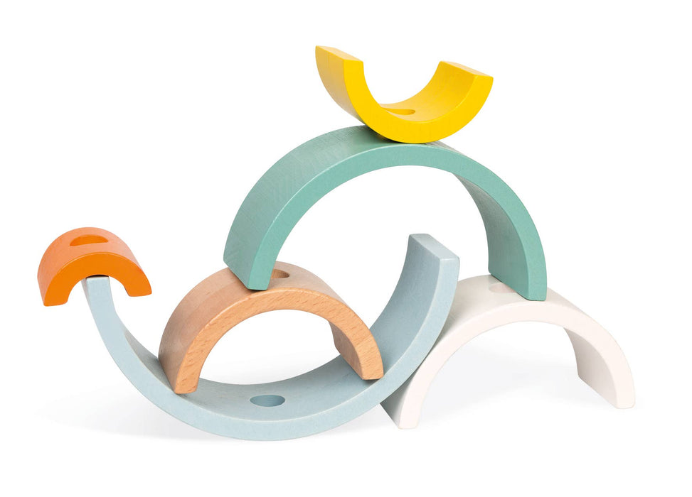 Janod - SWEET COCOON - RAINBOW TURTLE