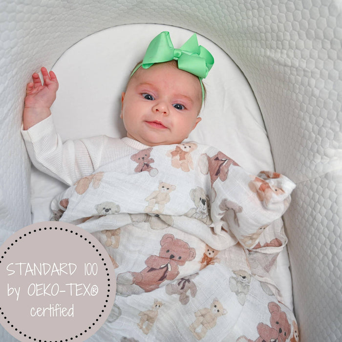 Bear Hugs Baby Swaddle Blanket