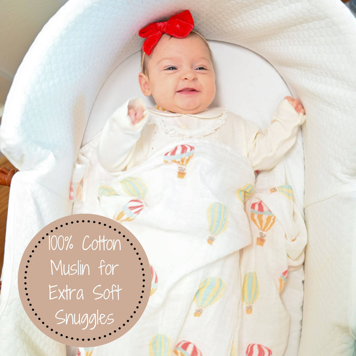 The Sky Is The Limit Baby Swaddle Blanket