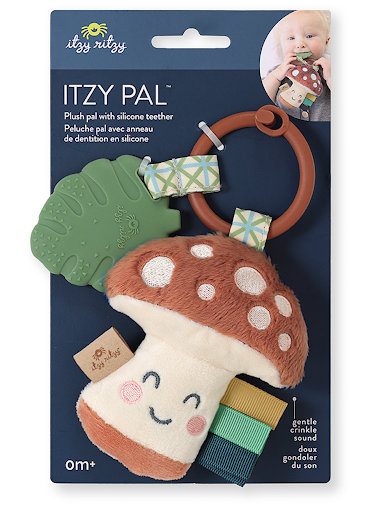 Itzy Ritzy - Itzy Pal™ Plush + Teether: Strawberry