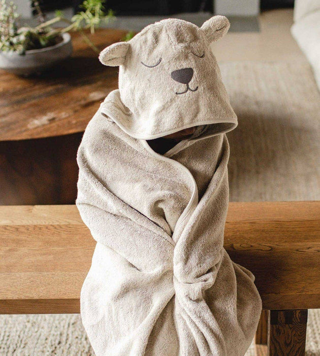 Burt's Bees Baby - Organic Cotton Toddler Hooded Bear Towel: Bear Towel / Toddler Towel 50" x 26"