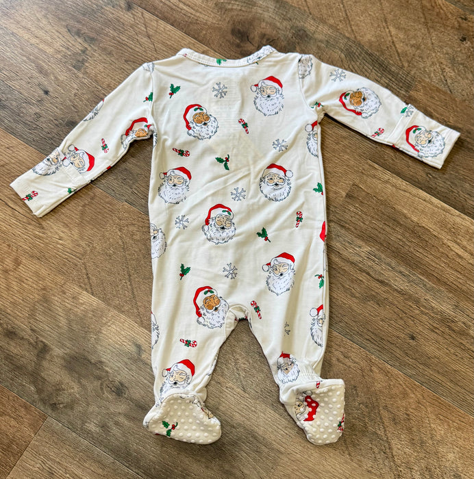 Vintage Santa Footie