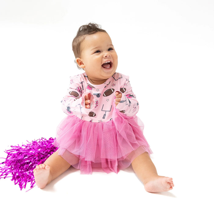 Game Day Pink Tutu Bodysuit