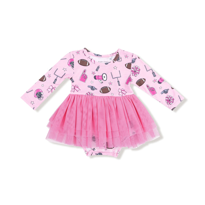 Game Day Pink Tutu Bodysuit
