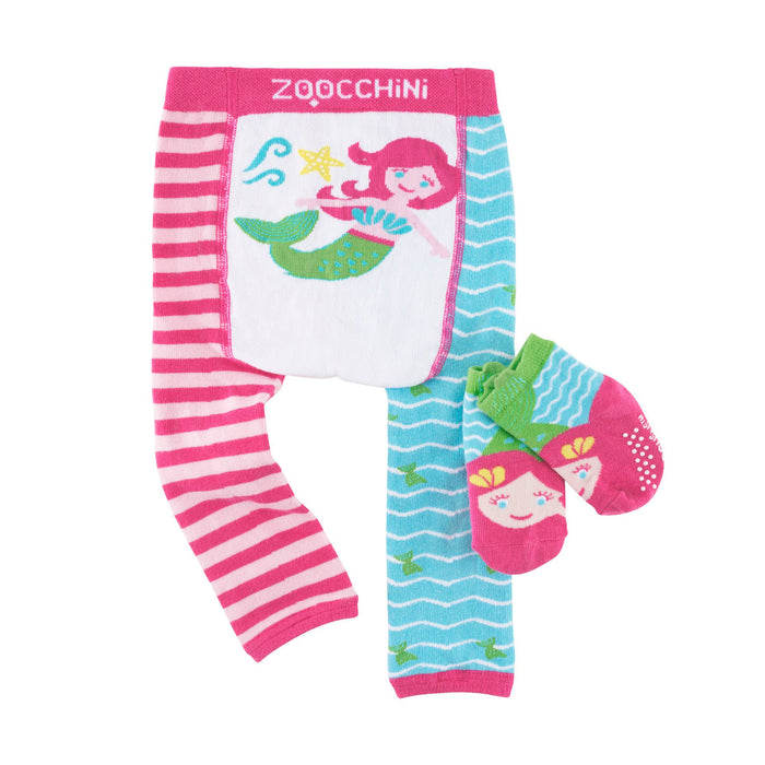 ZOOCCHINI - Crawler Legging/Sock Set Marietta Mermaid: S