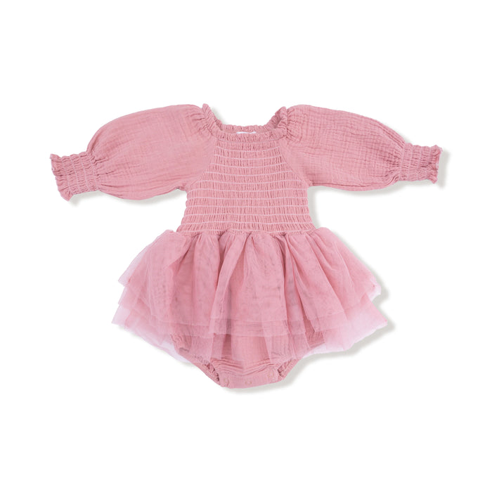 Muslin Rose Tutu Bodysuit
