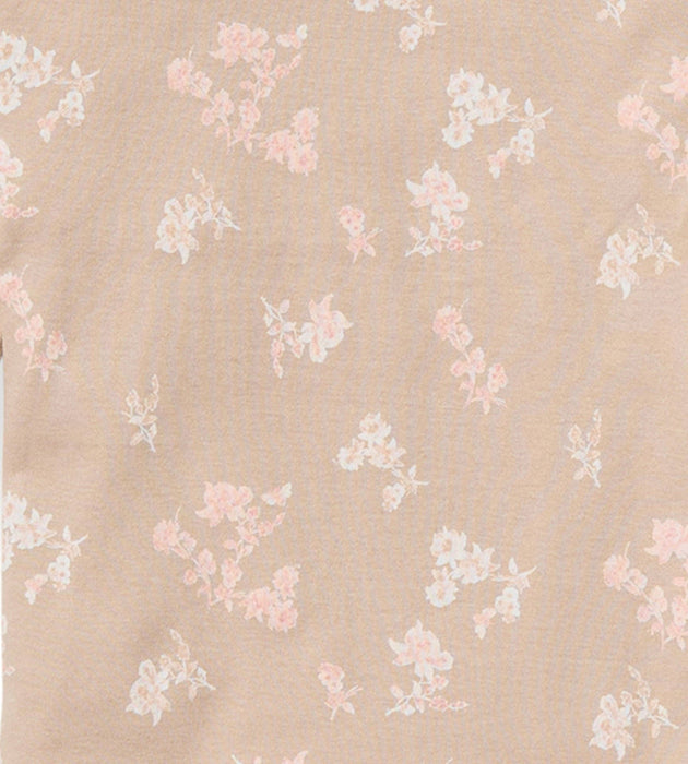 Burt's Bees Baby - Whimsical Floral Organic Cotton Reversible Baby Blanket: Hummus / One Size