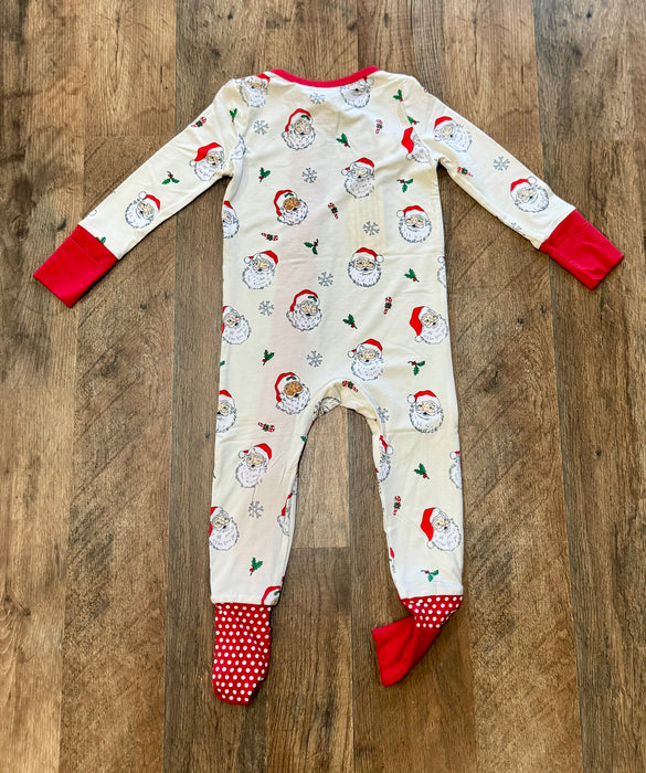 Vintage Santa Zipper Romper