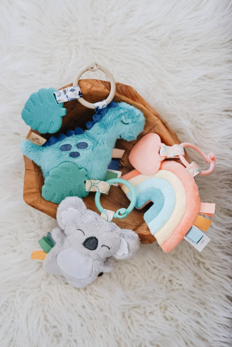 Itzy Ritzy - Itzy Pal™ Plush + Teether: Strawberry