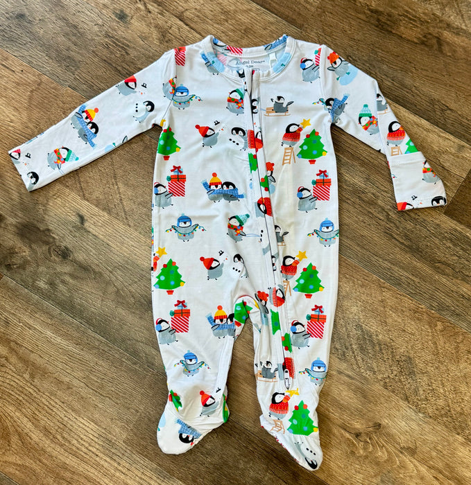 Holiday Penguins Footie