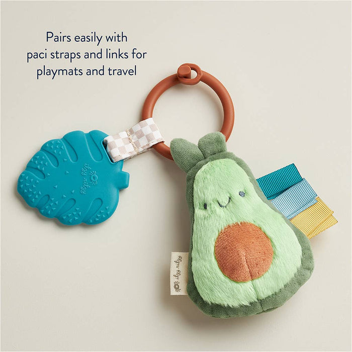 Itzy Ritzy - Itzy Pal™ Plush + Teether: Strawberry