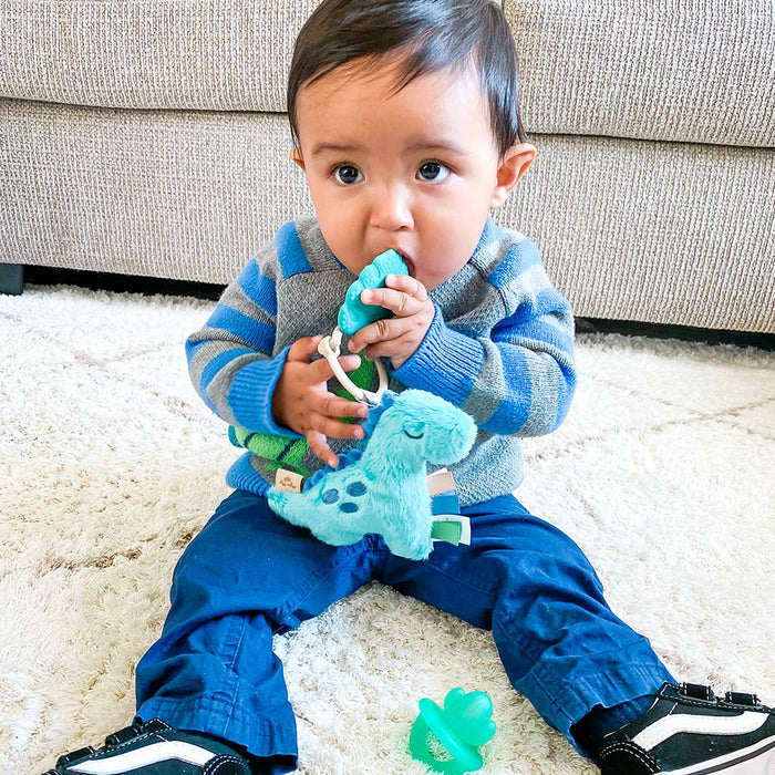 Itzy Ritzy - Itzy Pal™ Plush + Teether: Strawberry