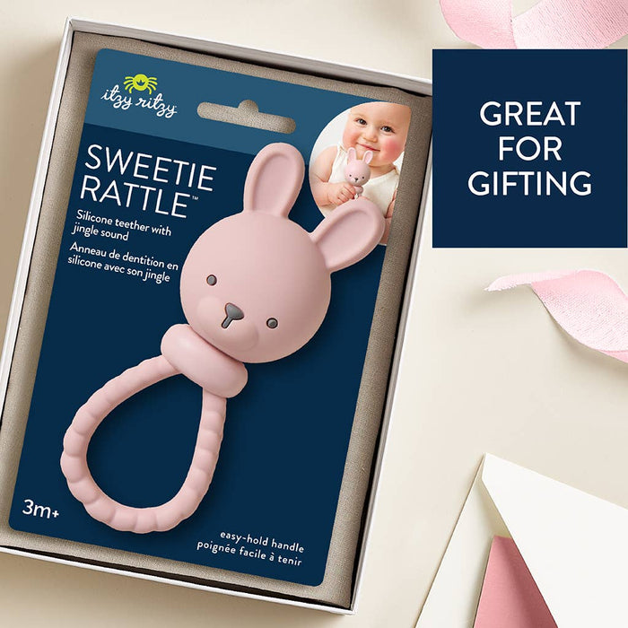 Itzy Ritzy - Pink Bunny Sweetie Rattle™