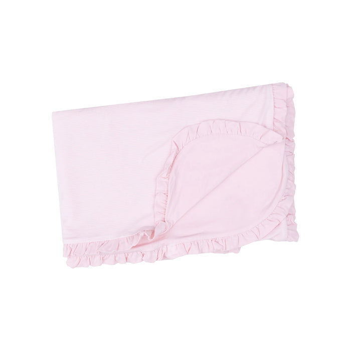 Angel Dear Pink Ruffled Blanket