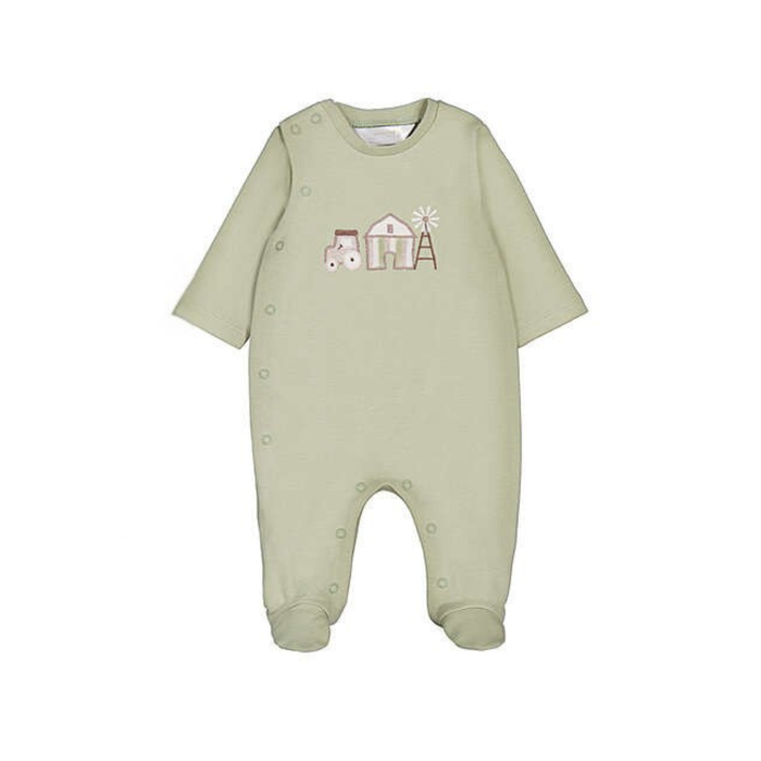 Green Tractor Onesie