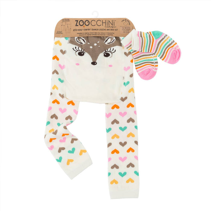ZOOCCHINI - Crawler Legging/Sock Set Fiona the Fawn: S