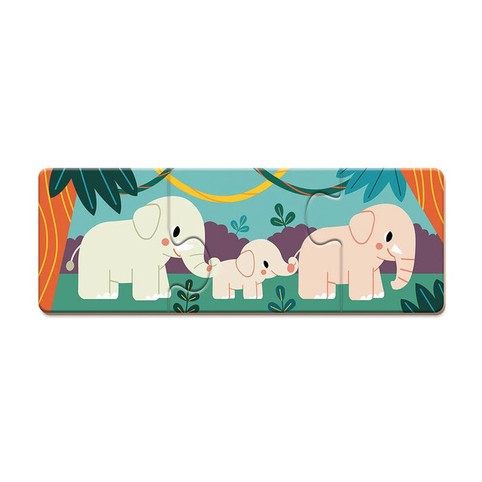 Janod - Matching Game | 30-piece animal puzzle | WWF partnership