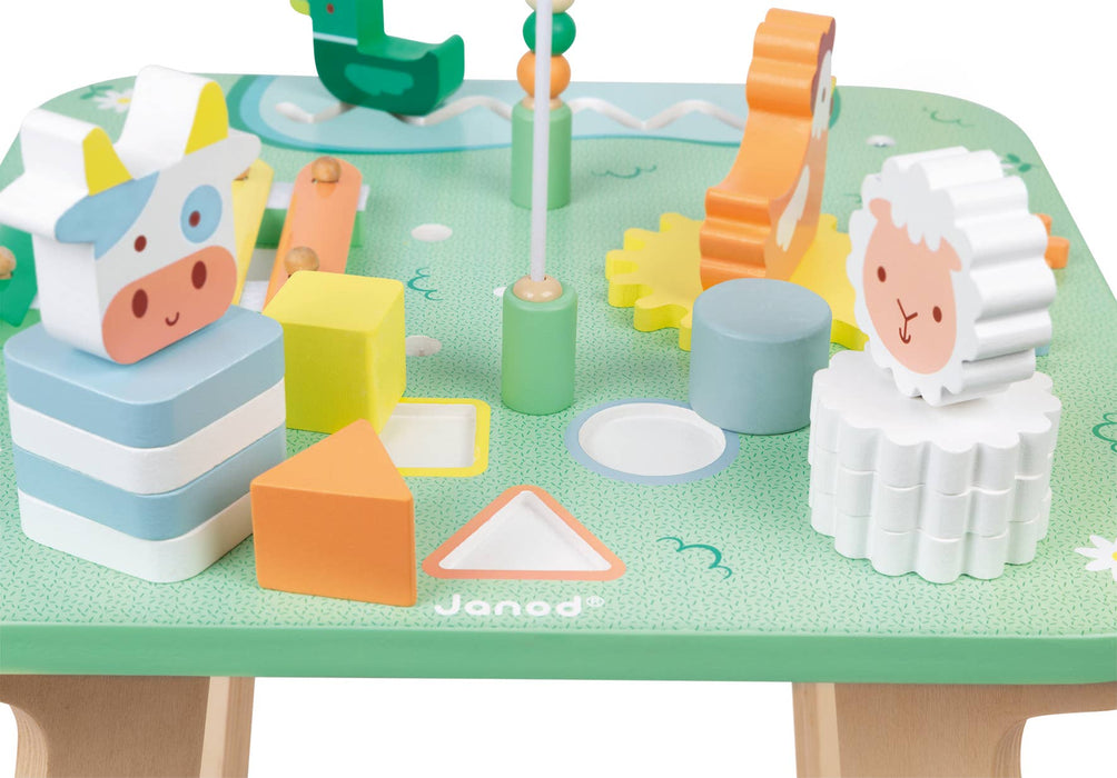 Janod - Meadow | Multi-Activity Table | 7 activities
