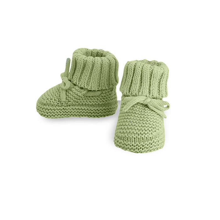 Green Knit Booties