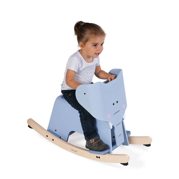 Rocking Elephant with Removable Protection