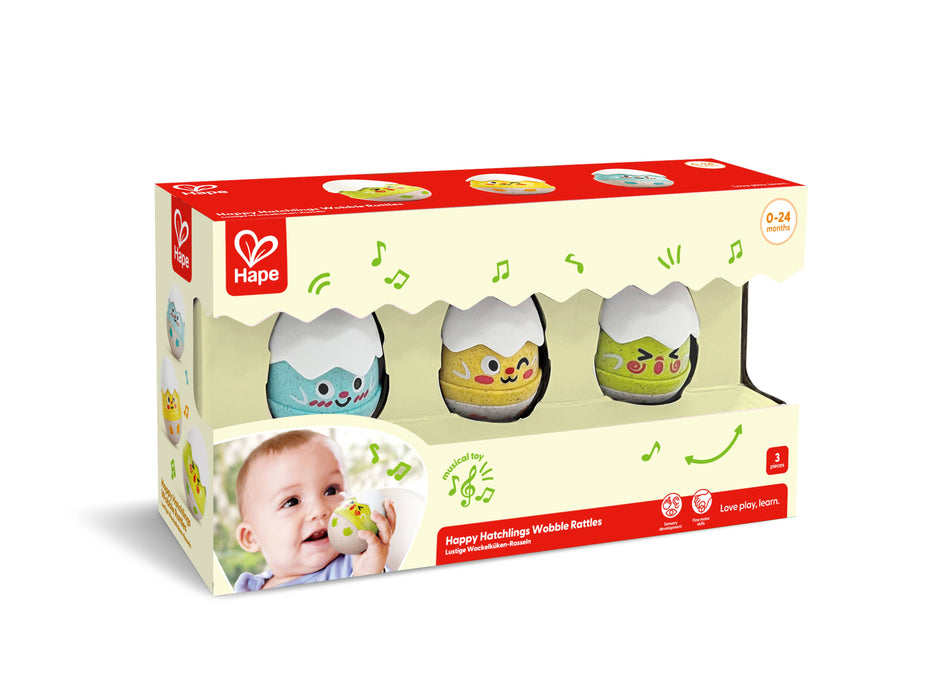 Hape Toys - Happy Hatchlings Wobble Rattles