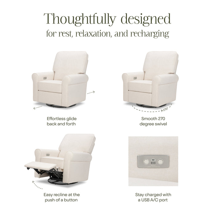 Monogram by Namesake Monroe Power Recliner & Swivel Glider