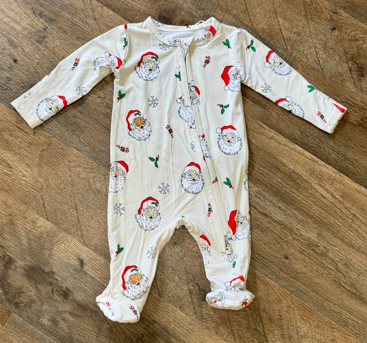 Vintage Santa Footie