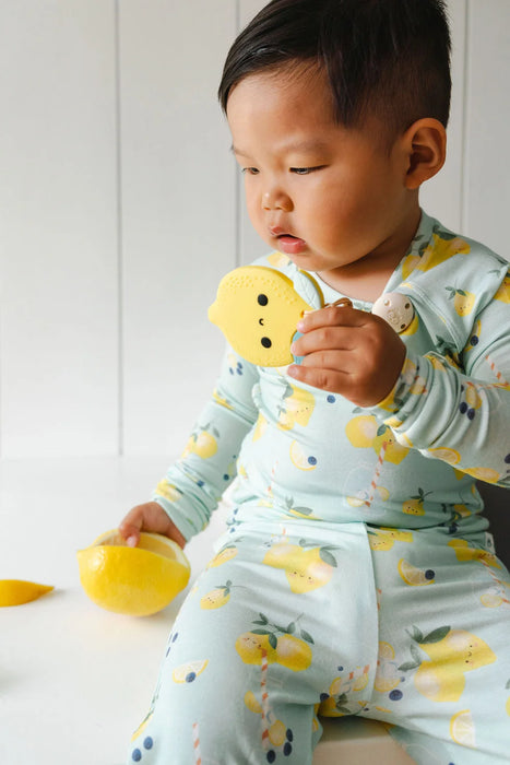 Pacifier Clip Teether Set - Lemon