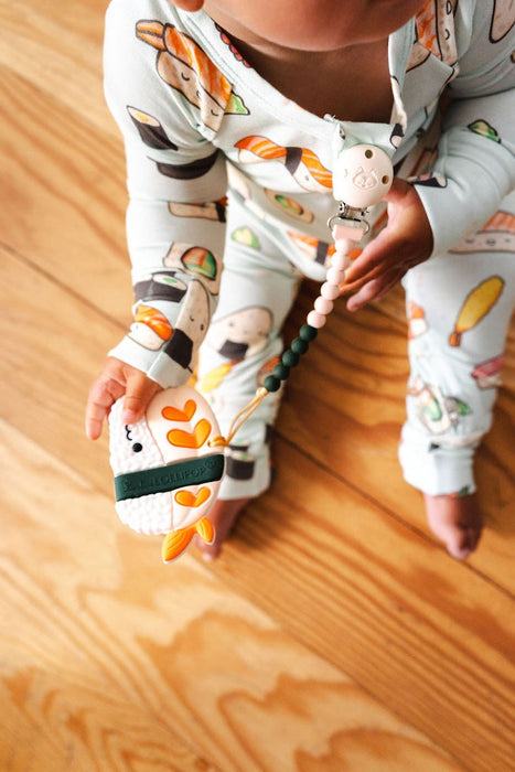 Pacifier Clip Teether Set - Ebi Sushi