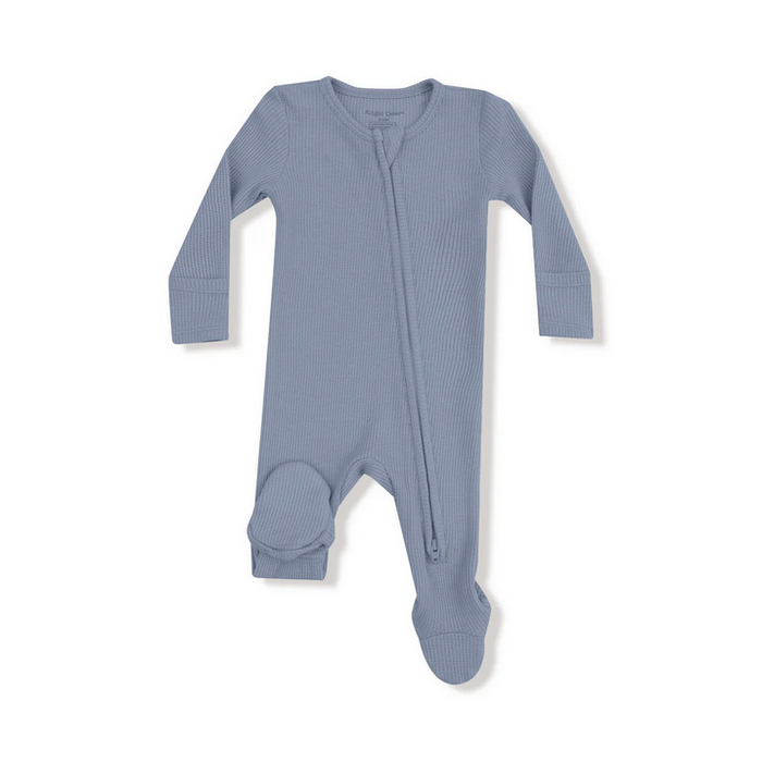 Blue Blizzard - 2 Way Zipper Footie