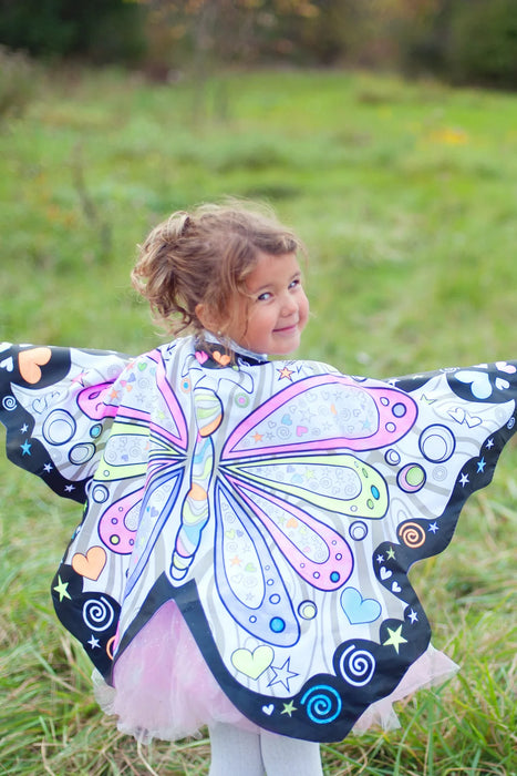 Great Pretenders Colour-A-Cape Butterfly Wings Kit