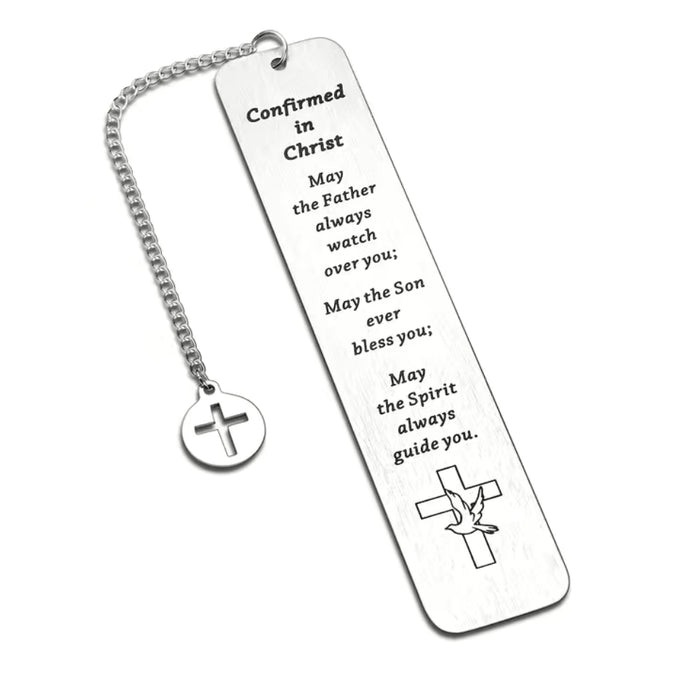 Sterling Silver Bible Bookmark- Confirmed in Christ