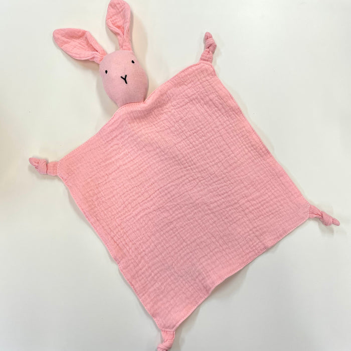 Muslin Bunny Lovey- Pink