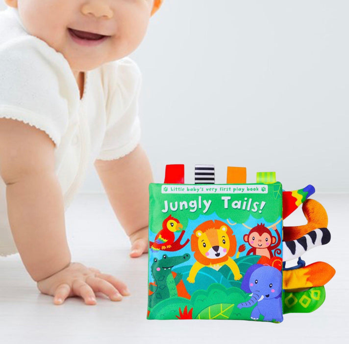 Baby’s Very First Funny Tails Crinkle Book- Jungly Tails