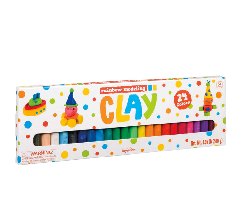 Toysmith Rainbow Clay- 24 Different Colors!