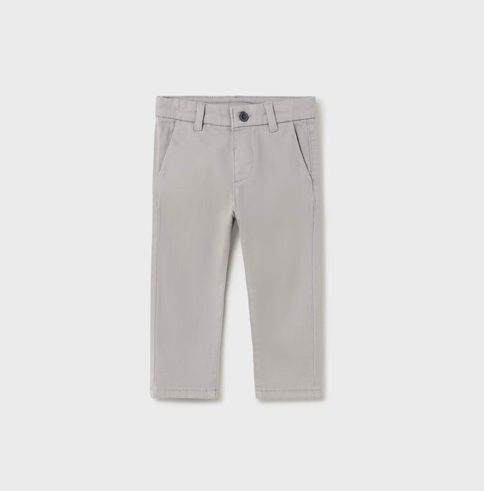 Soft & Stretchy Infant Boys' Dressy Pants- Gray